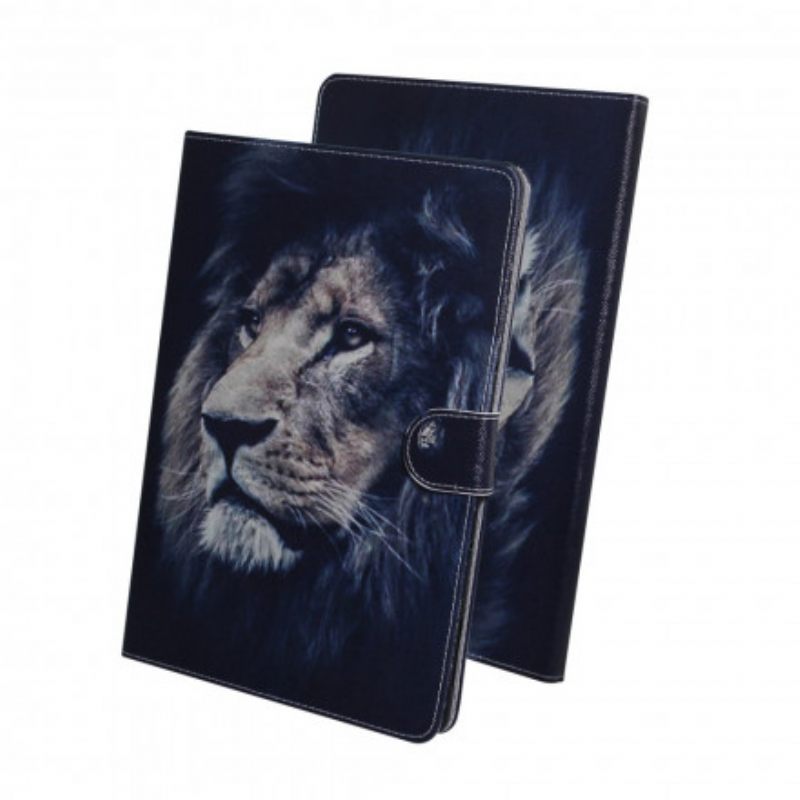 Nahkakotelo Samsung Galaxy Tab A7 Lion Head
