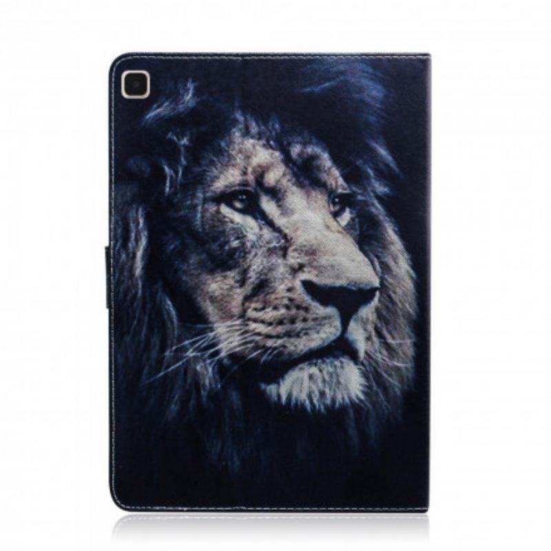 Nahkakotelo Samsung Galaxy Tab A7 Lion Head