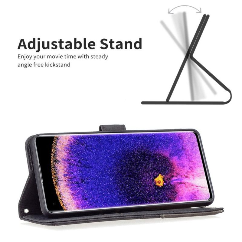 Kotelot Oppo Find X5 Style Nahka Binfen Väri