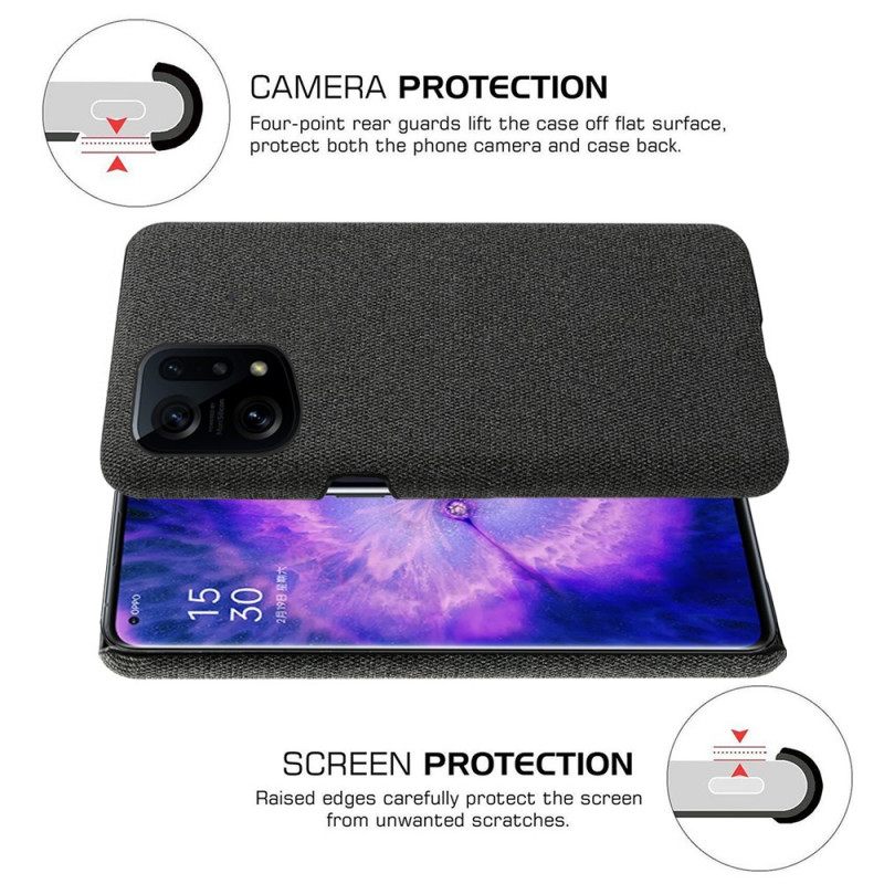 Kuori Oppo Find X5 Fabric Chic