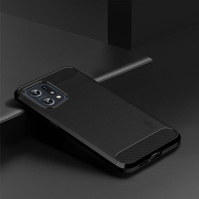 Kuori Oppo Find X5 Harjattu Hiilikuitu Mofi