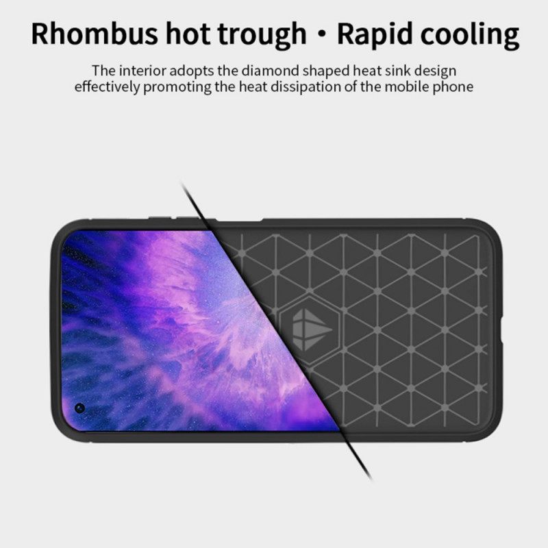 Kuori Oppo Find X5 Harjattu Hiilikuitu Mofi