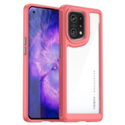 Kuori Oppo Find X5 Hybridiväriset Reunat