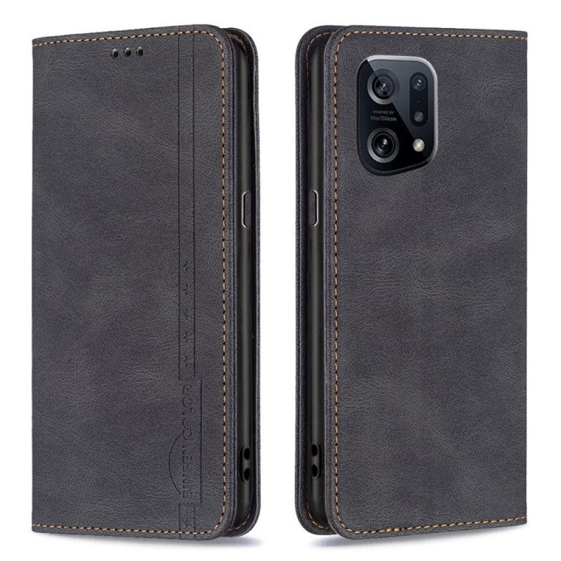 Puhelinkuoret Oppo Find X5 Kotelot Flip Binfen Color