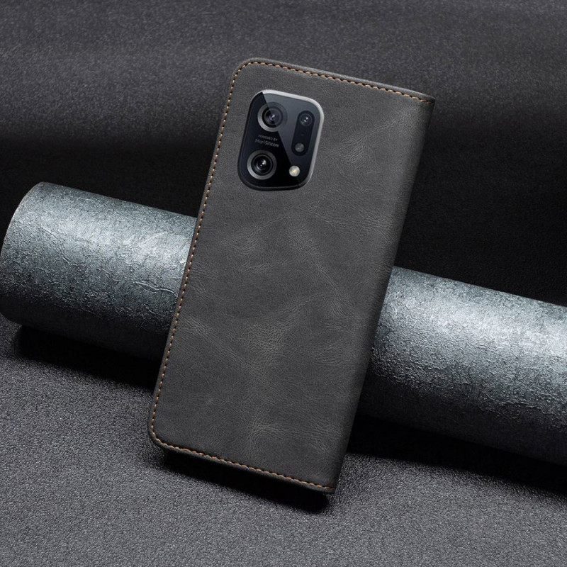 Puhelinkuoret Oppo Find X5 Kotelot Flip Binfen Color