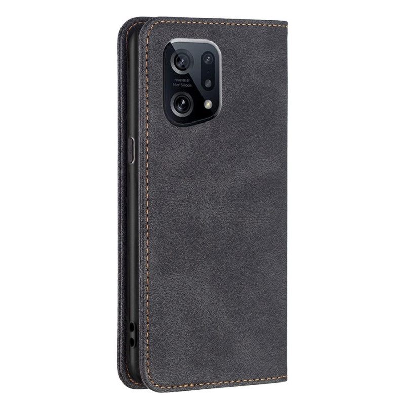 Puhelinkuoret Oppo Find X5 Kotelot Flip Binfen Color