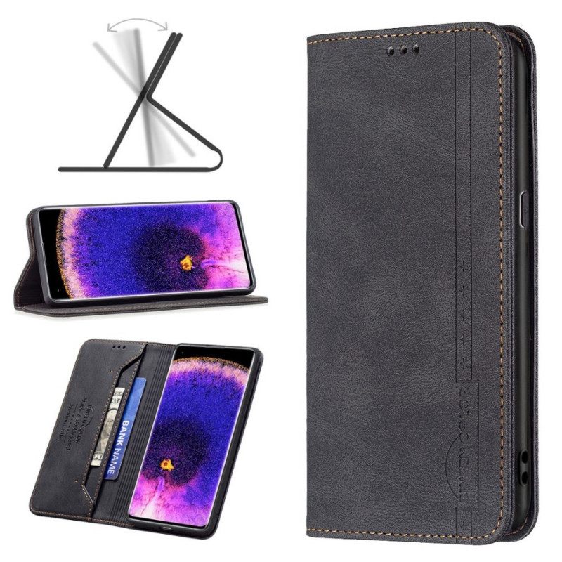 Puhelinkuoret Oppo Find X5 Kotelot Flip Binfen Color