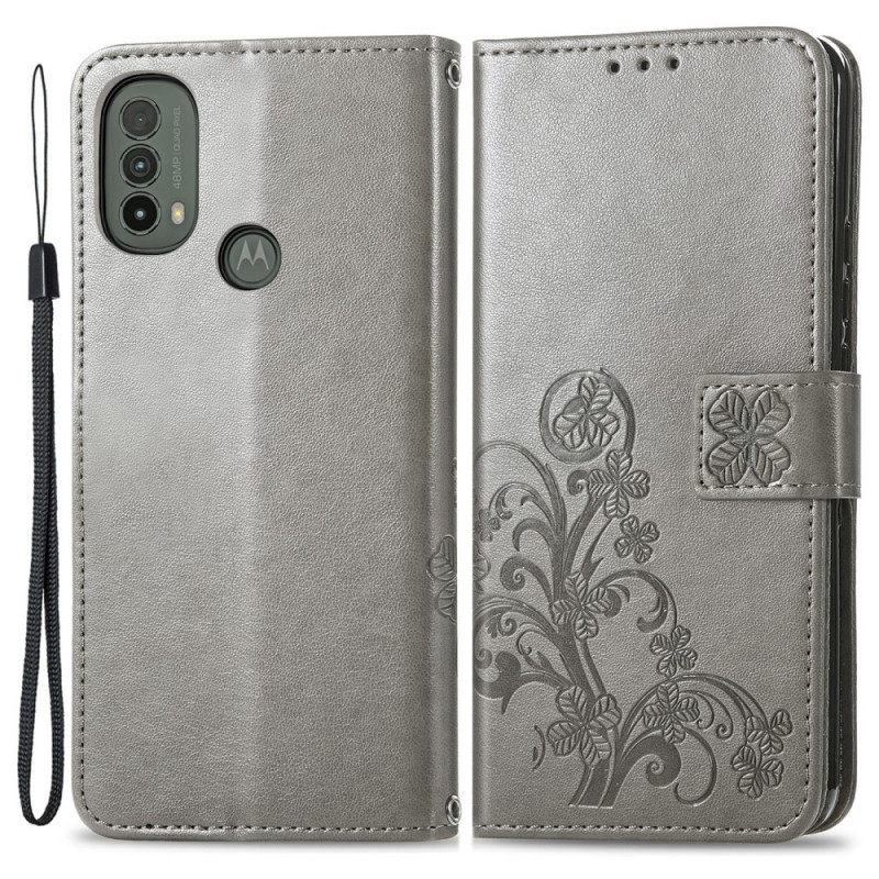 Kotelot Moto E40 / E30 / E20 Four Leaf Clover