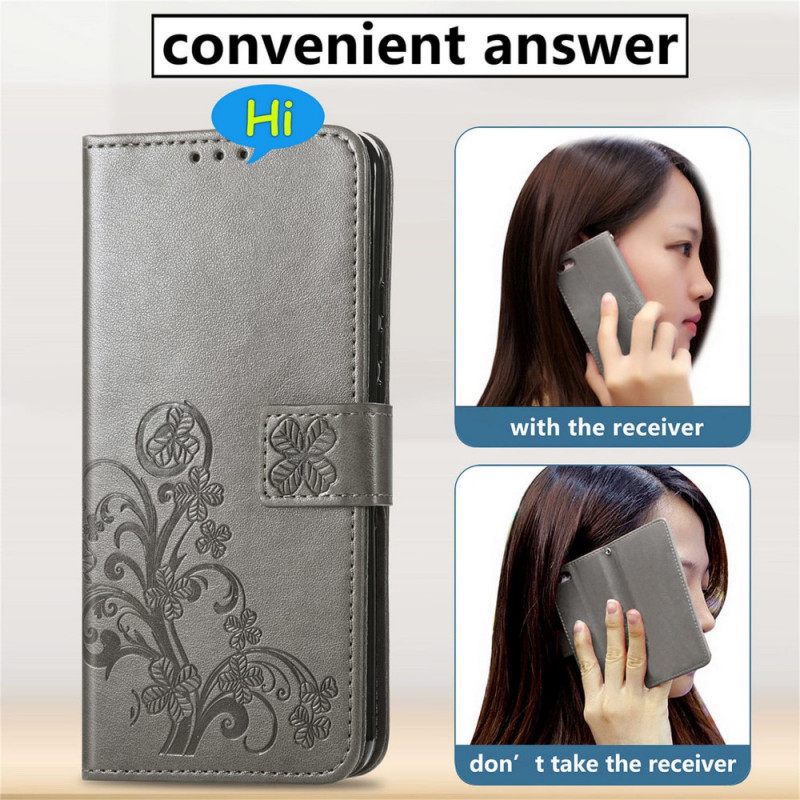 Kotelot Moto E40 / E30 / E20 Four Leaf Clover