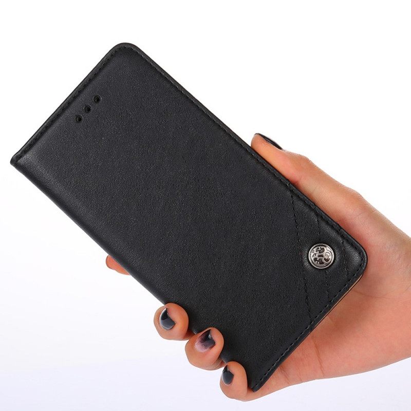 Puhelinkuoret Moto E40 / E30 / E20 Kotelot Flip Tyylinen Nahkaniitti