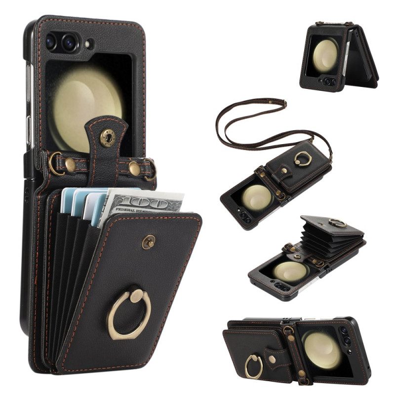 Case Samsung Galaxy Z Flip 7 Puhelinkuoret Korttikotelo Ja Olkahihna