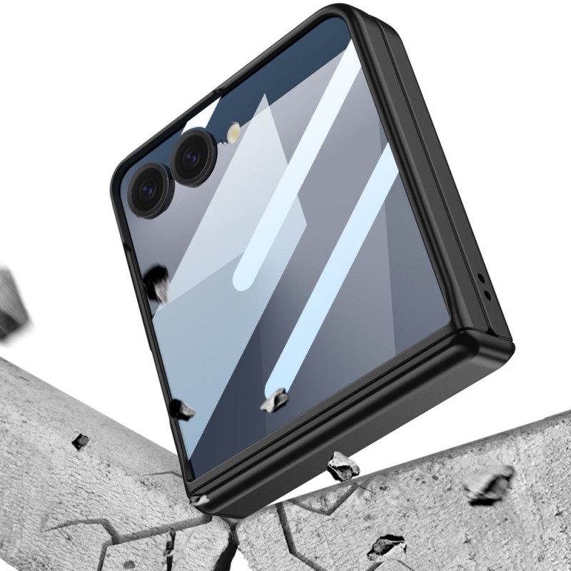 Case Samsung Galaxy Z Flip 7 Puhelinkuoret Magneettisella Kiinnityksellä Saranasuojalla Ja Gkk-brändäyksellä