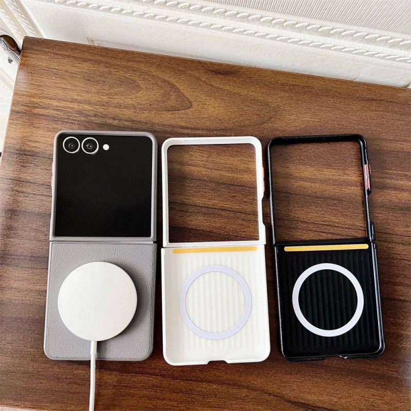 Case Samsung Galaxy Z Flip 7 Puhelinkuoret Magsafe Orange Ring -yhteensopiva