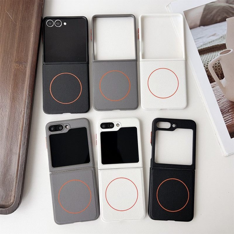 Case Samsung Galaxy Z Flip 7 Puhelinkuoret Magsafe Orange Ring -yhteensopiva