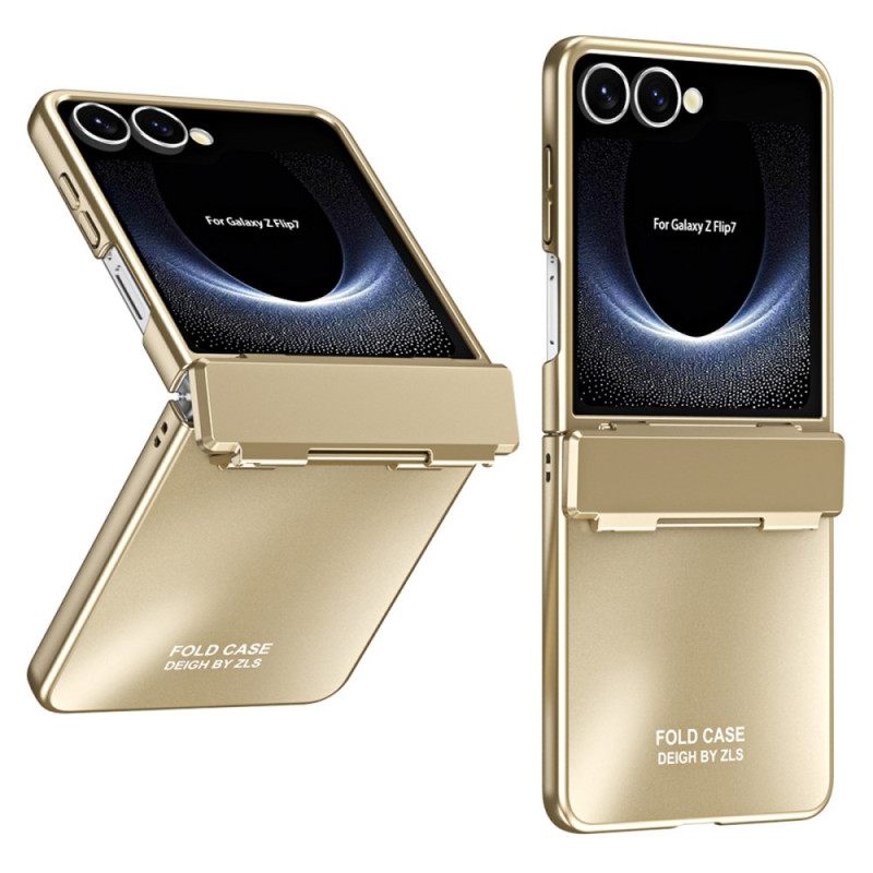 Case Samsung Galaxy Z Flip 7 Puhelinkuoret Metallinen Efekti Saranalla