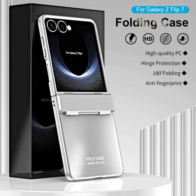 Case Samsung Galaxy Z Flip 7 Puhelinkuoret Metallinen Efekti Saranalla