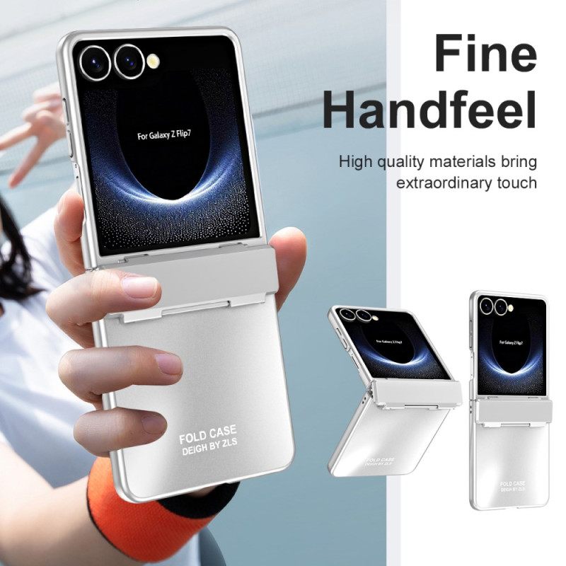 Case Samsung Galaxy Z Flip 7 Puhelinkuoret Metallinen Efekti Saranalla