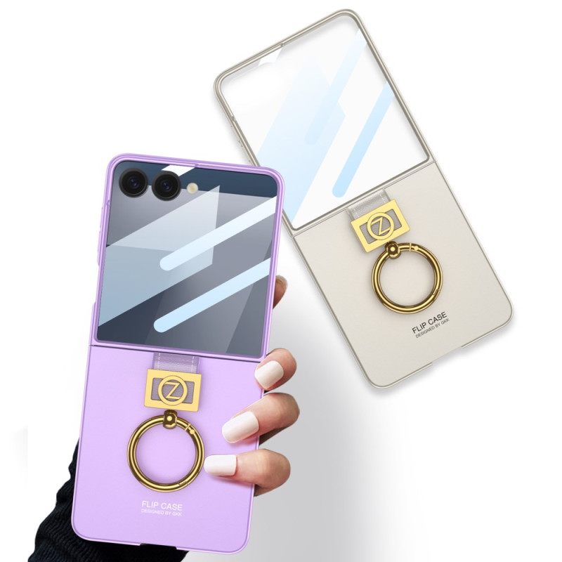 Case Samsung Galaxy Z Flip 7 Puhelinkuoret Sormusteline Ja Näytönsuoja Gkk