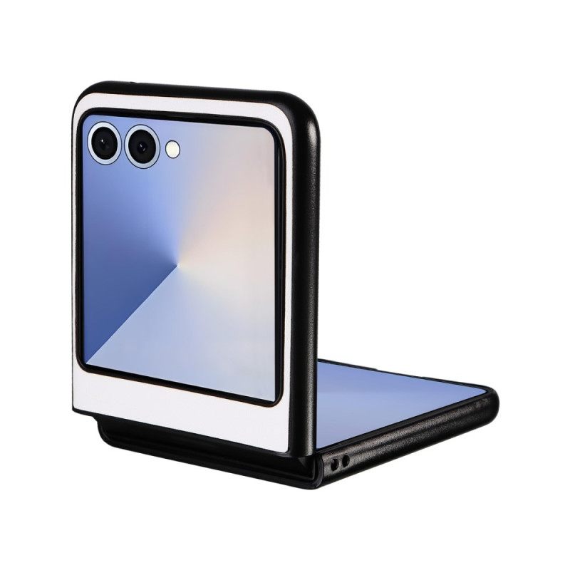 Case Samsung Galaxy Z Flip 7 Puhelinkuoret Yksivärinen Nahkaefekti
