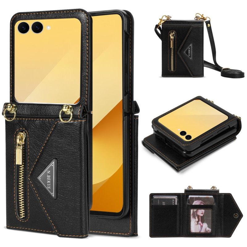 Kotelot Samsung Galaxy Z Flip 7 N.bekus-olkalaukku Suojakuori