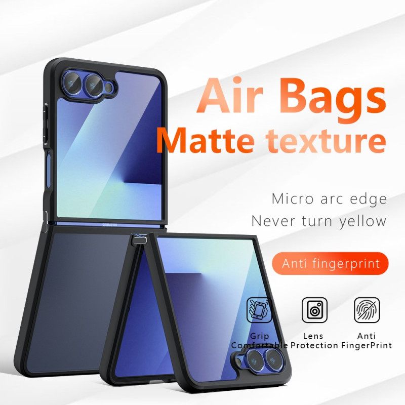 Kuori Samsung Galaxy Z Flip 7 Läpinäkyvä Musta Suojakuori