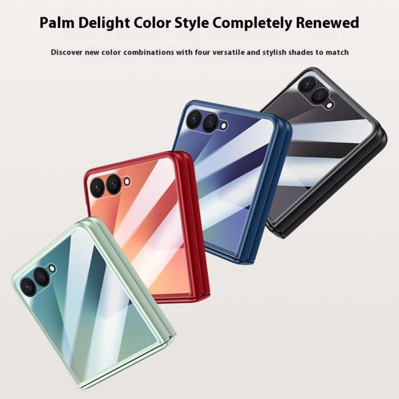 Kuori Samsung Galaxy Z Flip 7 Magneettinen Ja Metalliefektillä