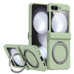 Kuori Samsung Galaxy Z Flip 7 Magneettinen Jalusta Metalliefektillä Suojakuori