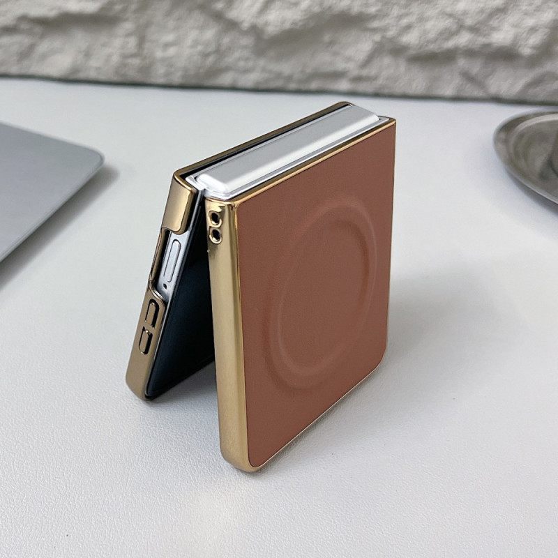 Kuori Samsung Galaxy Z Flip 7 Magneettinen Nappapinta Suojakuori