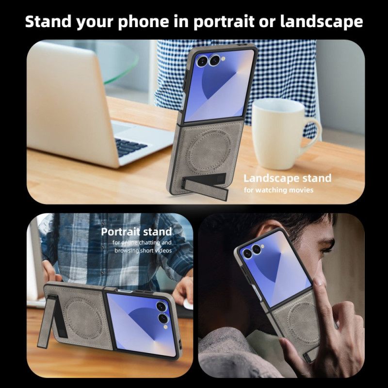 Kuori Samsung Galaxy Z Flip 7 Magsafe-yhteensopiva Jalusta