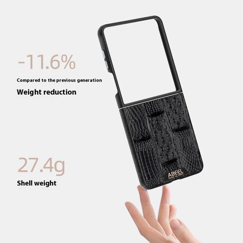 Kuori Samsung Galaxy Z Flip 7 Magsafe-yhteensopiva Mikrokohokuviointi Abeel Suojakuori