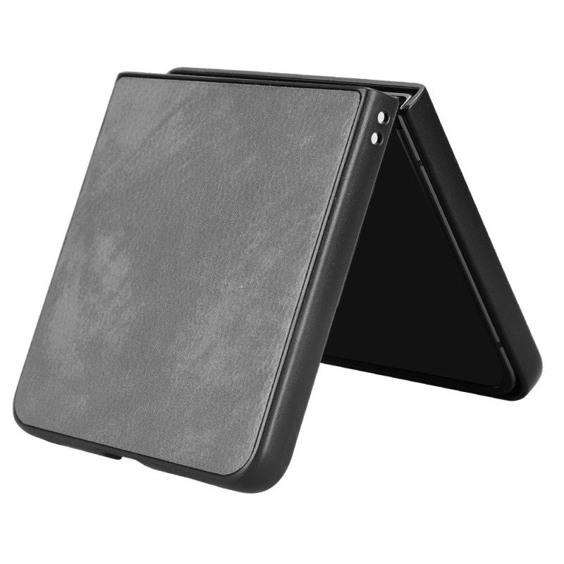 Kuori Samsung Galaxy Z Flip 7 Nahkakuvioinen