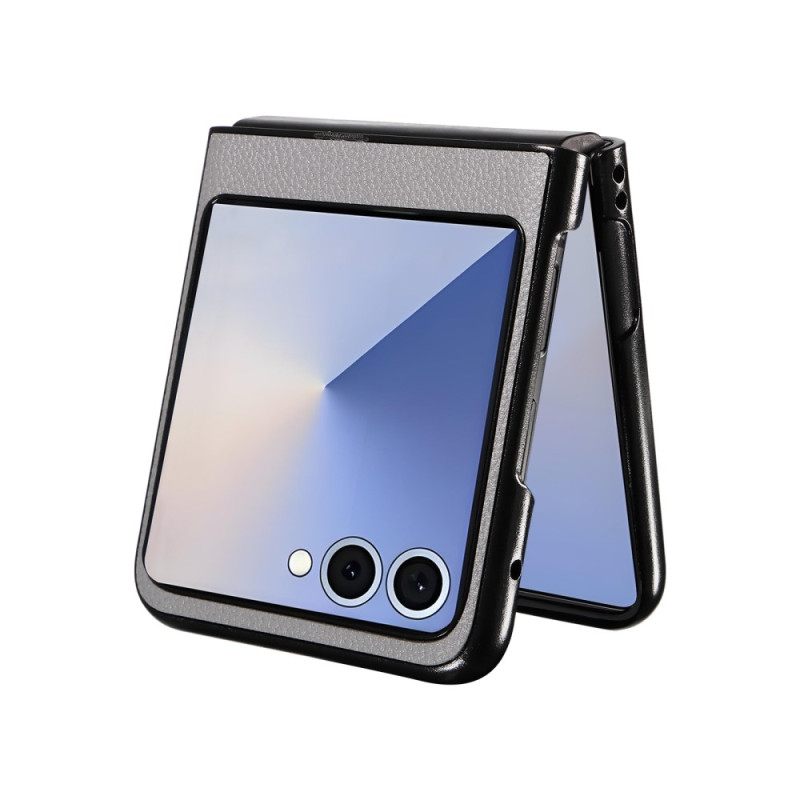 Kuori Samsung Galaxy Z Flip 7 Nahkakuvioinen