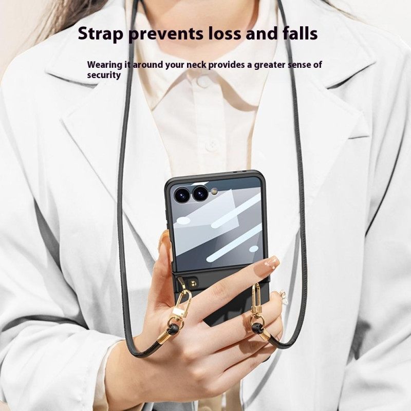 Kuori Samsung Galaxy Z Flip 7 Nyörirannekoru Suojakuori