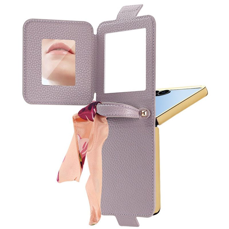 Kuori Samsung Galaxy Z Flip 7 Peili Ja Korttikotelo