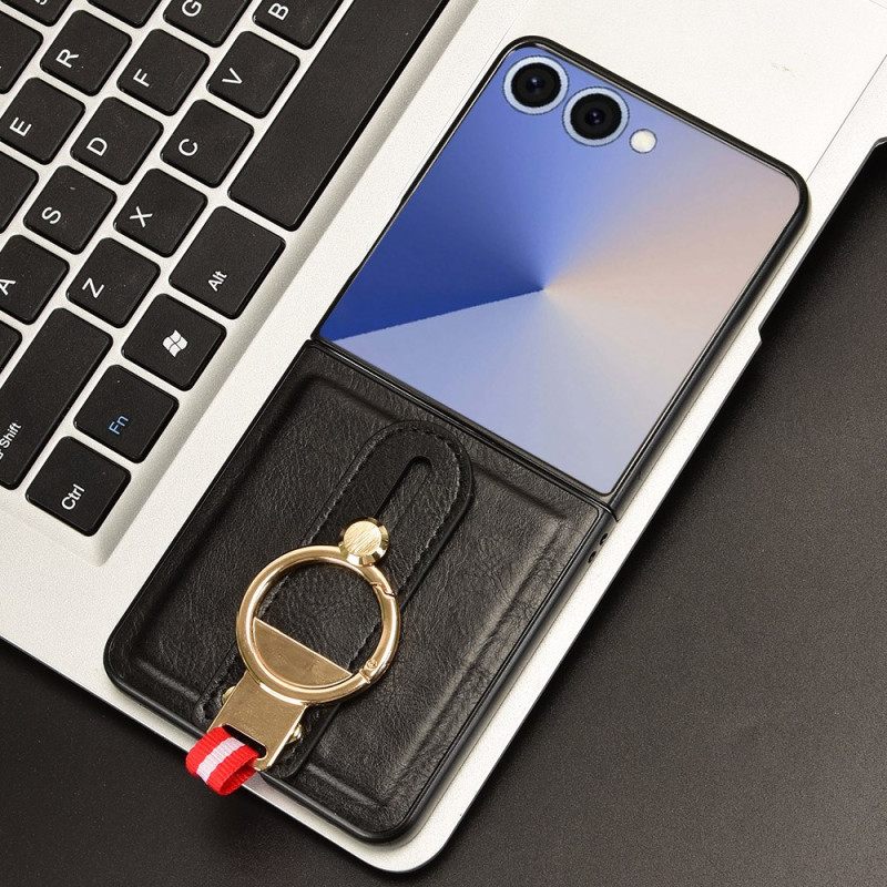 Kuori Samsung Galaxy Z Flip 7 Rannehihna Ja Teline