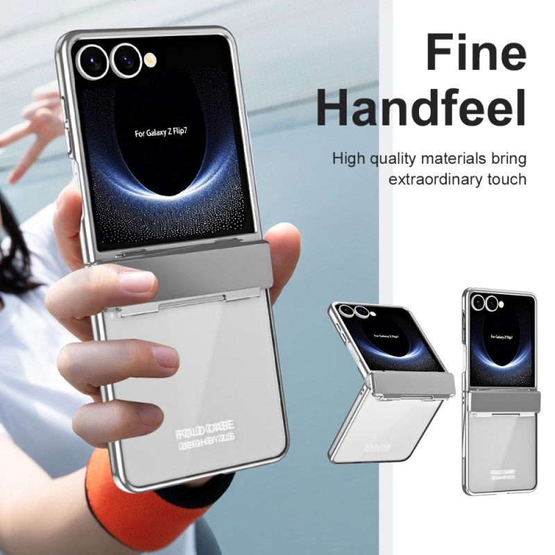 Kuori Samsung Galaxy Z Flip 7 Sormenjälkiä Hylkivä Metallinen Muotoilu