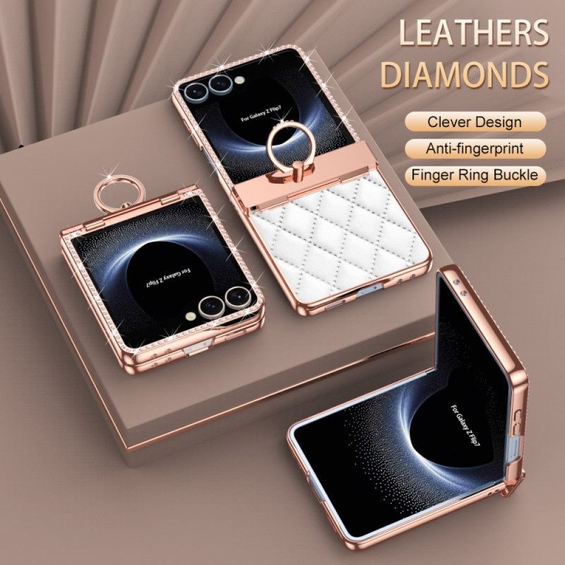 Kuori Samsung Galaxy Z Flip 7 Sormuksen Pidike Ja Takasuoja