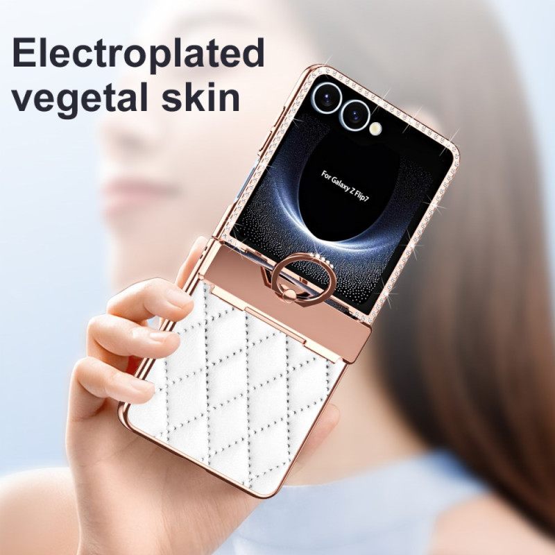 Kuori Samsung Galaxy Z Flip 7 Sormuksen Pidike Ja Takasuoja