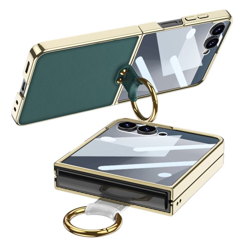 Kuori Samsung Galaxy Z Flip 7 Sormuspidike Ja Irrotettava Olkahihna