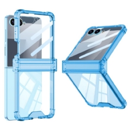 Kuori Samsung Galaxy Z Flip 7 Värillinen Läpikuultava Turvatyynysuojalla