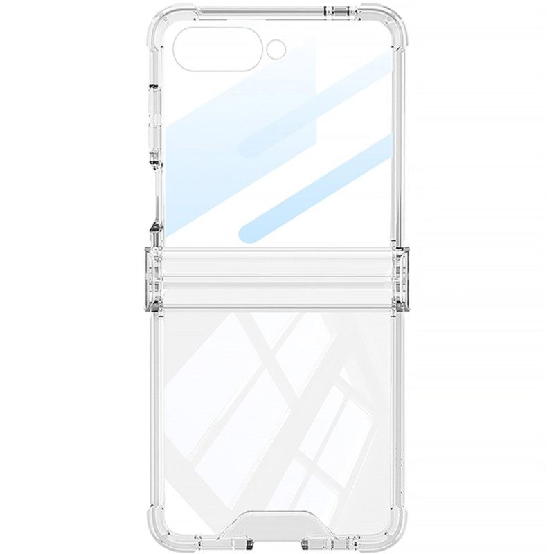 Kuori Samsung Galaxy Z Flip 7 Värillinen Läpikuultava Turvatyynysuojalla