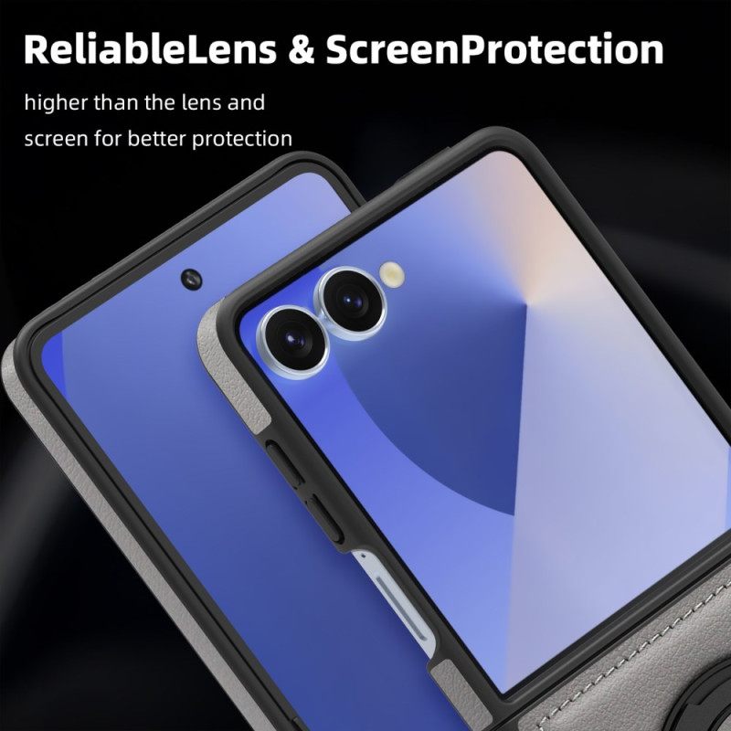 Kuori Samsung Galaxy Z Flip 7 Yhteensopiva Magsafe Ringin Kanssa Pidike