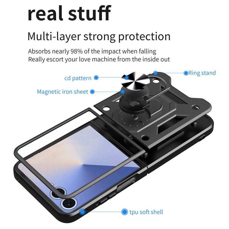 Puhelinkuoret Samsung Galaxy Z Flip 7 Tukeva Rengaspidikkeellä