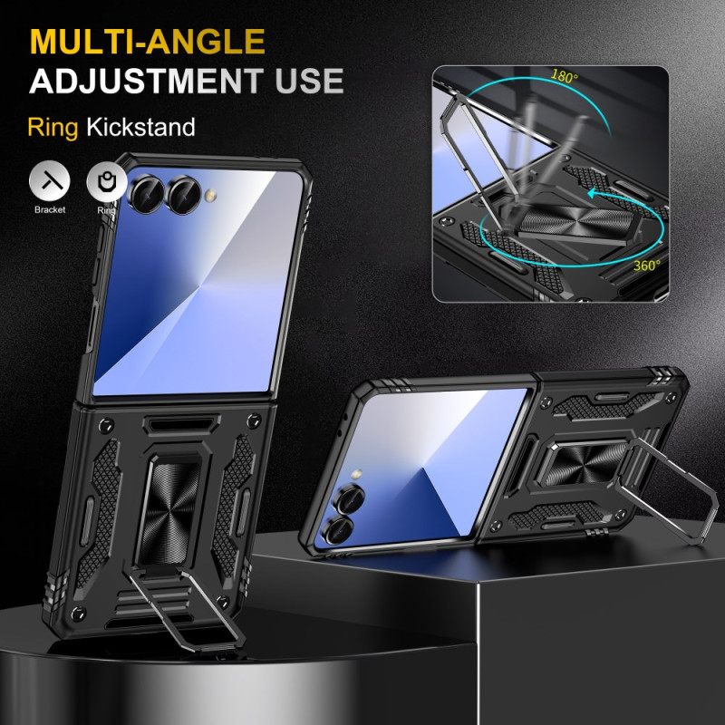 Samsung Galaxy Z Flip 7 Ultrakestävä Linssinsuoja Ja Kiinnitys