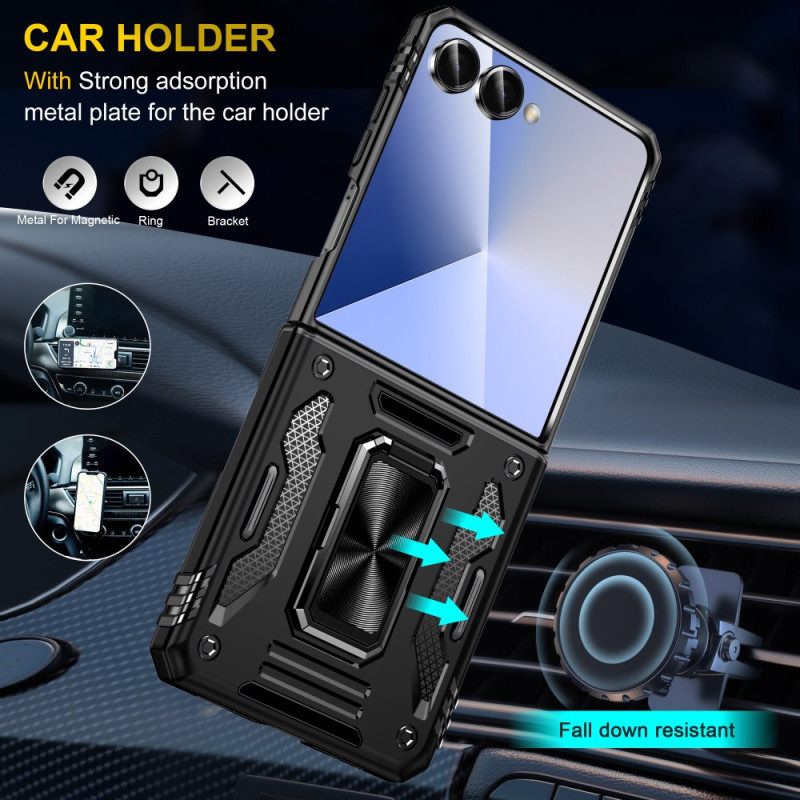 Samsung Galaxy Z Flip 7 Ultrakestävä Linssinsuoja Ja Kiinnitys