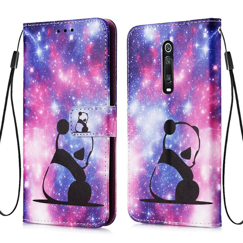 Nahkakotelo Xiaomi Mi 9T / Mi 9T Pro Panda Galaxy