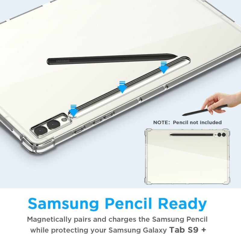 Case Samsung Galaxy Tab S10 Plus Puhelinkuoret Läpinäkyvä Kynäpidikkeellä