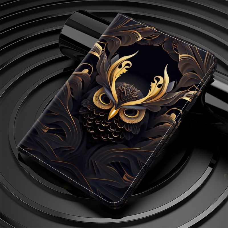 Kotelot Samsung Galaxy Tab S10 Plus Kultainen Pöllö Suojakuori