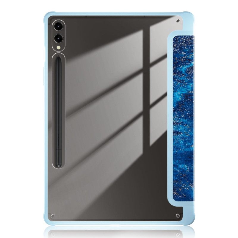 Samsung Galaxy Tab S10 Plus Aaltoileva Läpinäkyvä Takakansi