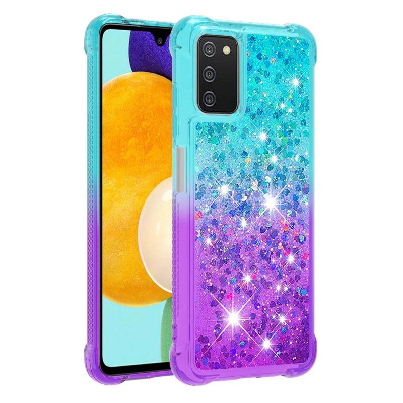Case Samsung Galaxy A03s Glitter Colors